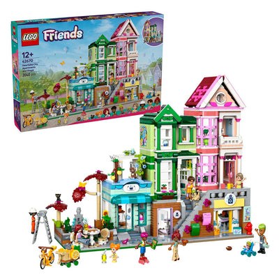 Lego friends - heartlake city appartementen en winkels constructiespeelgoed (42670)