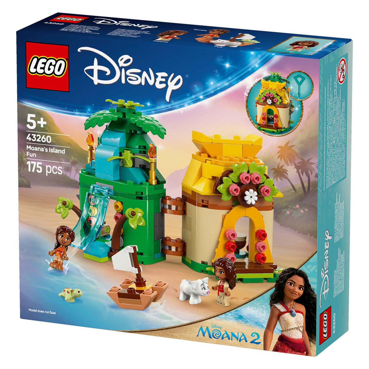 Lego lego prinses 43260 vaiana's speeleiland