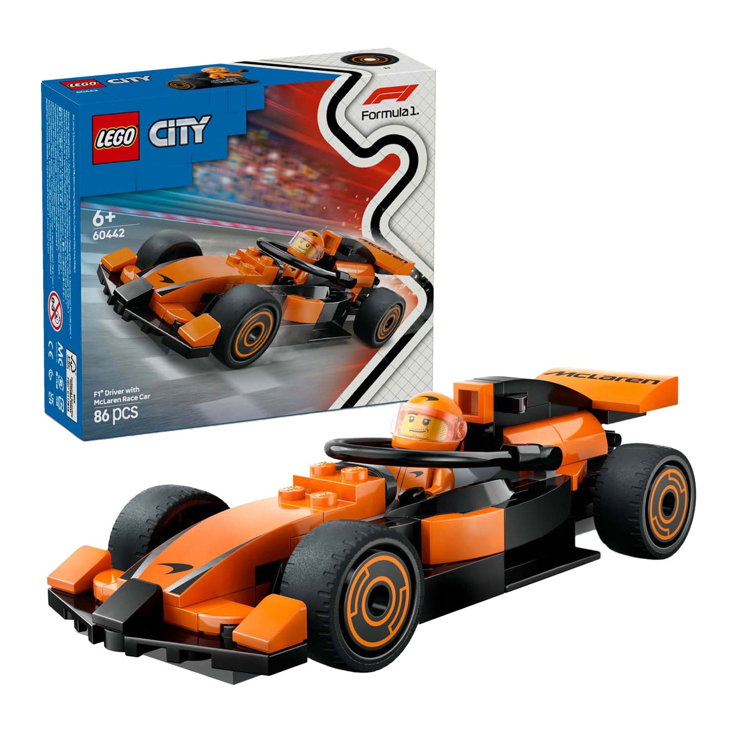 LEGO LEGO CITY 60442 F1 Driver con McLaren Racing Car