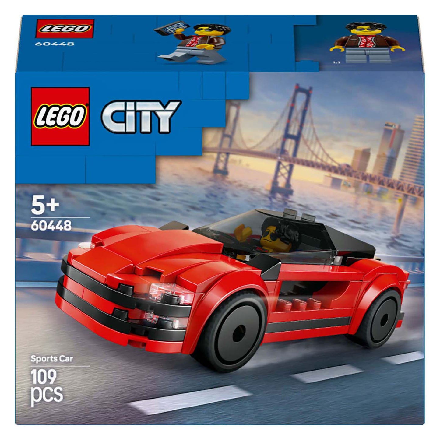 Lego lego city 60448 rode sportwagen