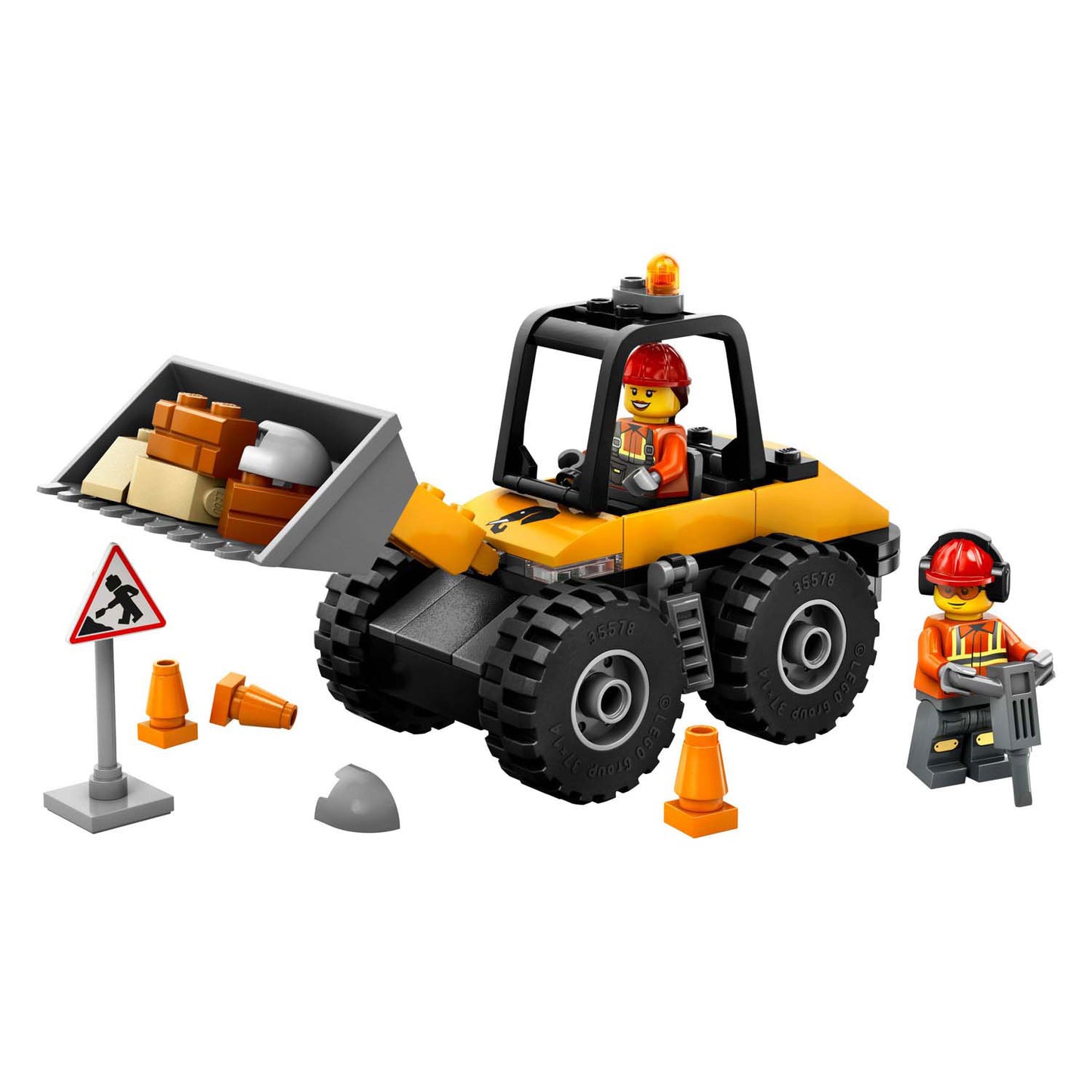 LEGO LEGO CITY 60450 cargador de ruedas amarillas