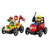 Pacchetto di auto da corsa LEGO LEGO 60458: camion stelo pizza vs. camion dei pompieri