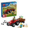 LEGO LEGO CITY 60461 tractor rojo con remolque y oveja