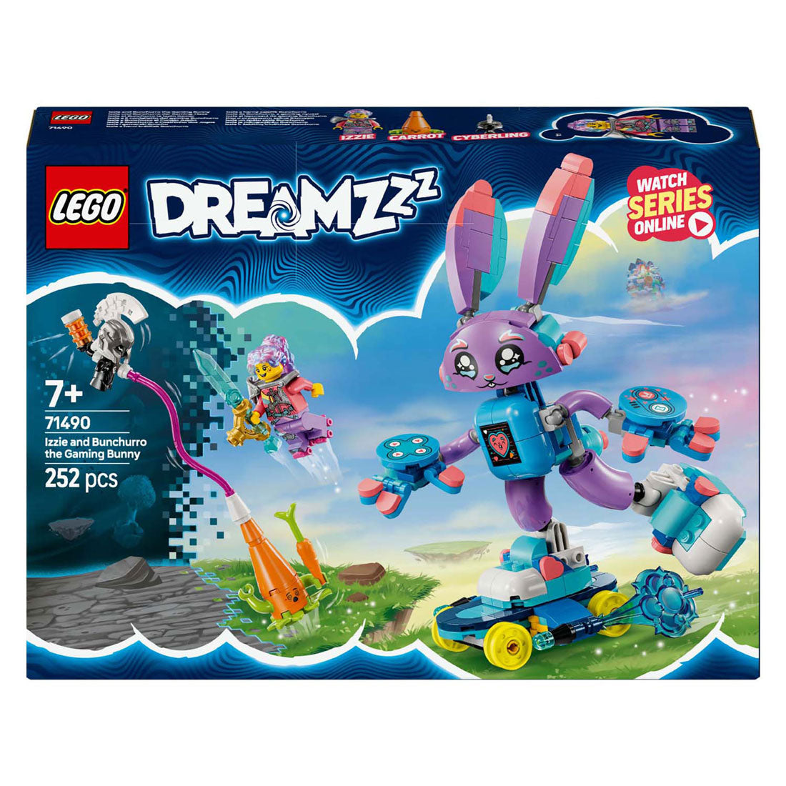 LEGO LEGO Dreamzzz 71490 Izzie and Bunchurro the gaming rabbit