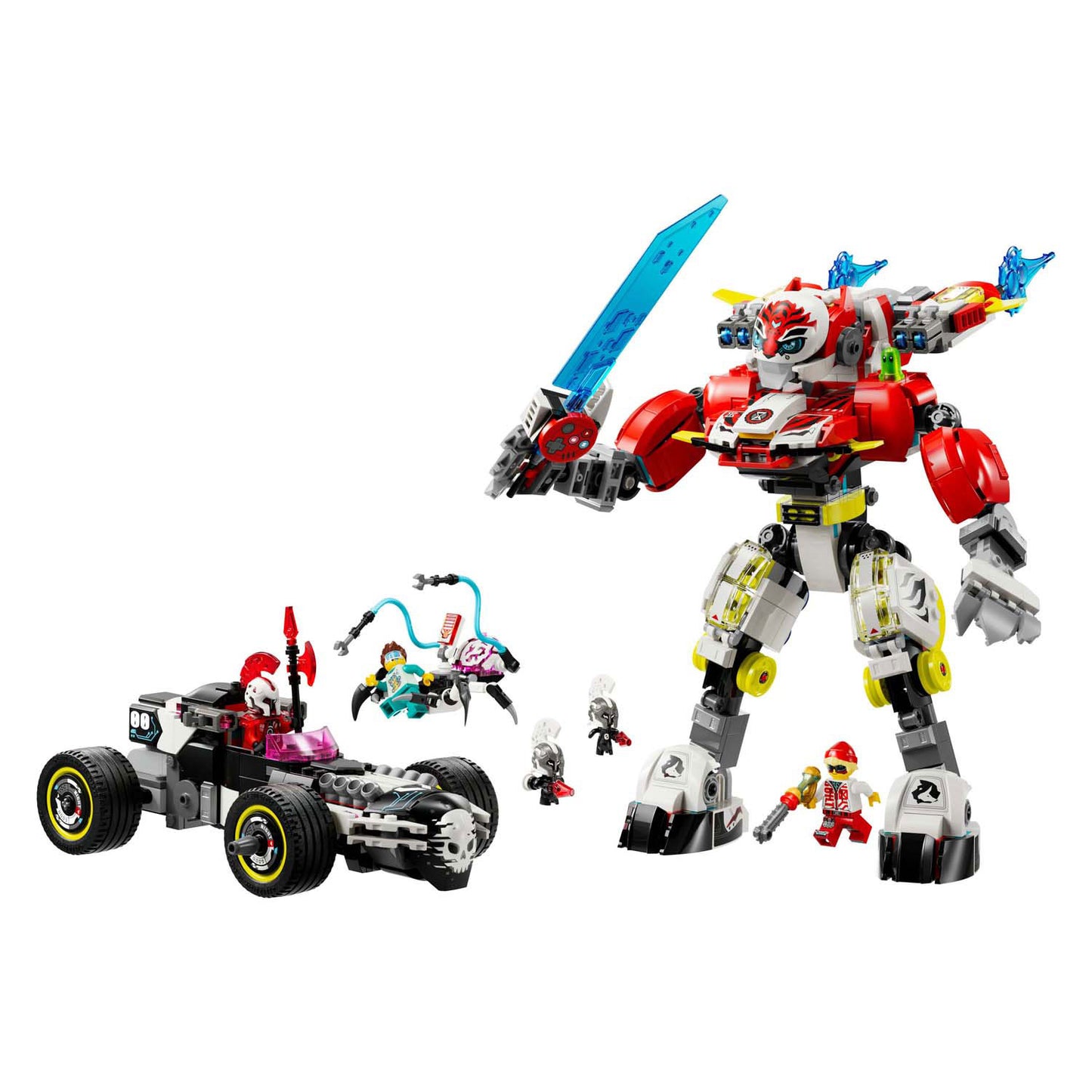 Lego Lego Dreamzzz 71497 Coopers Tijgermecha e Hot Rod Auto di Zero's