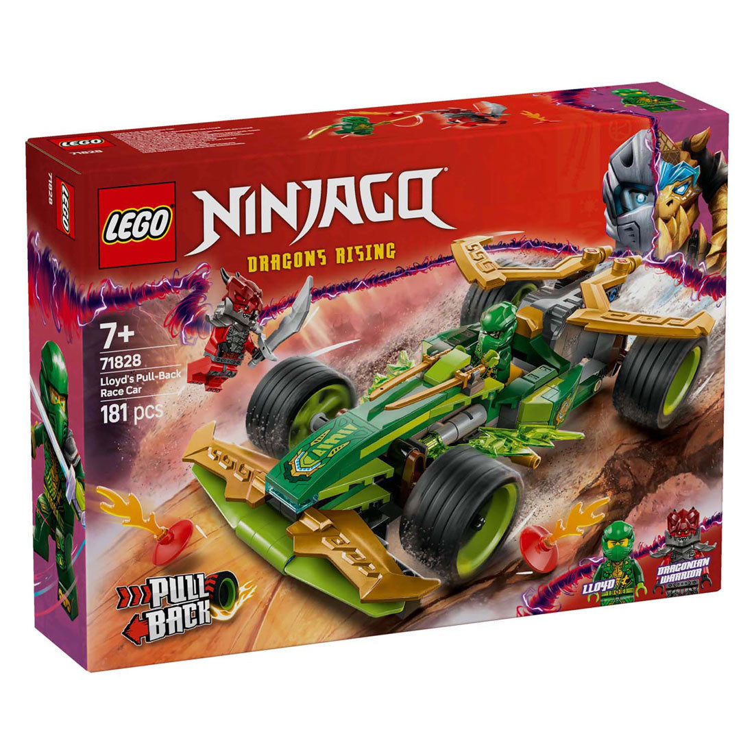 Lego Lego Ninjago 71828 Lloyds Pull-Back Racing Car