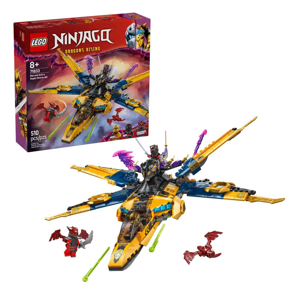 LEGO LEGO NINJAGO 71833 Ras y Arins Superstormplaat