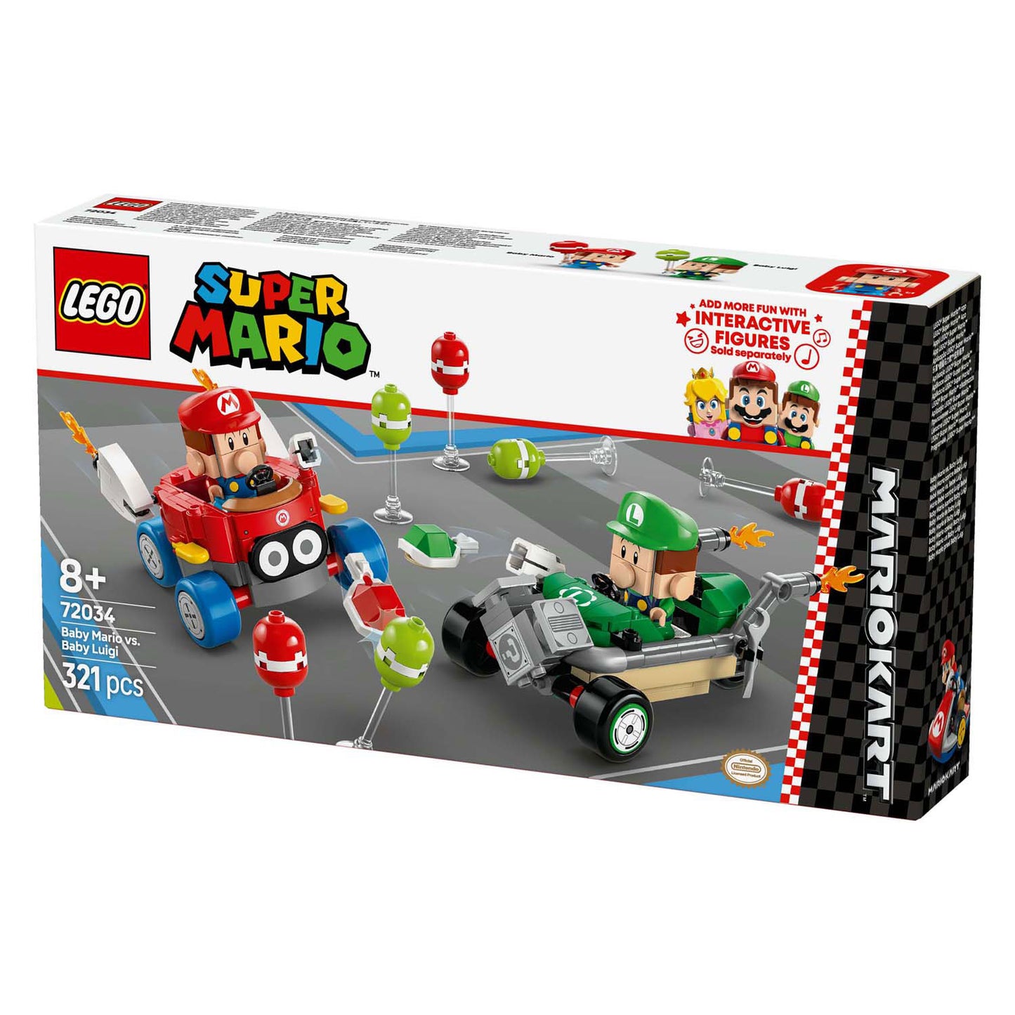 LEGO LEGO Super Mario 72034 Mario Kart Baby Mario vs. Bebé luigi