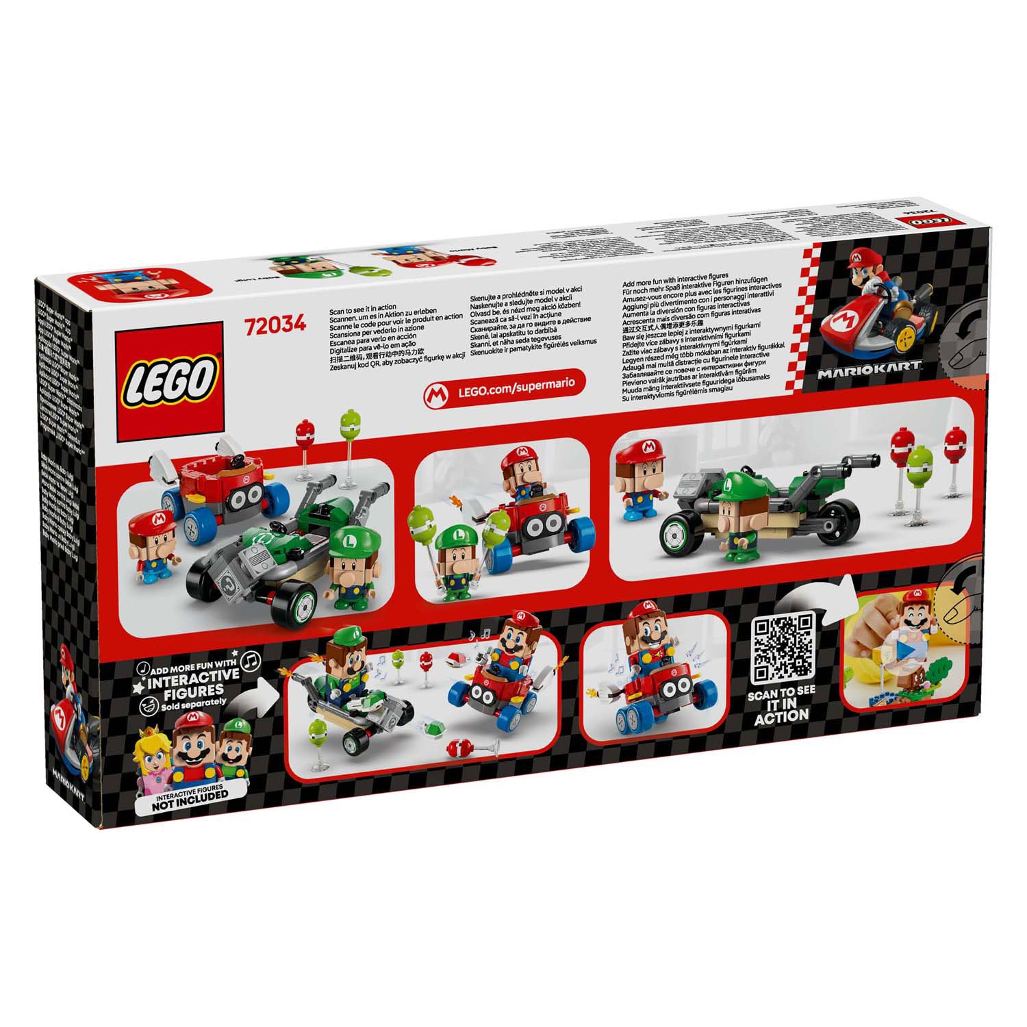 LEGO LEGO Super Mario 72034 Mario Kart Baby Mario vs. Bebé luigi