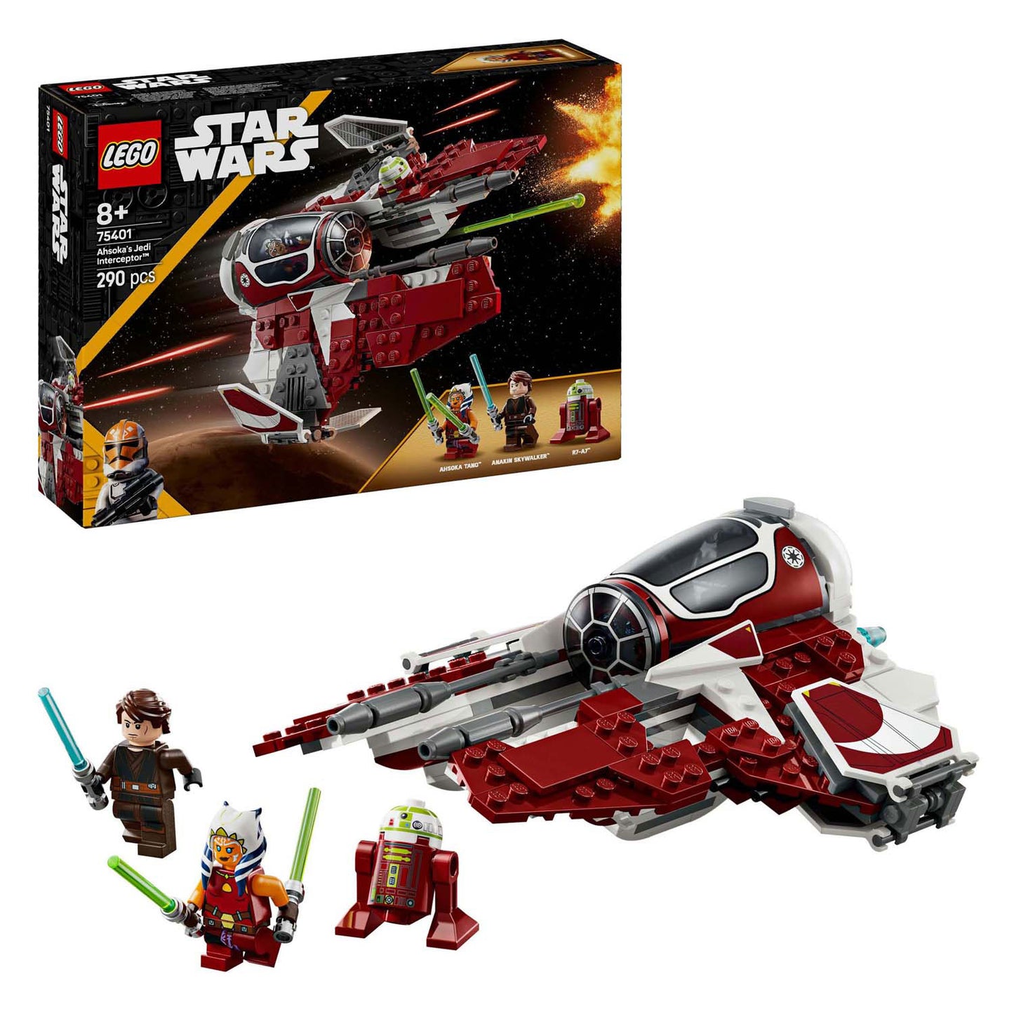 Lego LEGO Star Wars 75401 Interceptor Jedi de Ahsoka