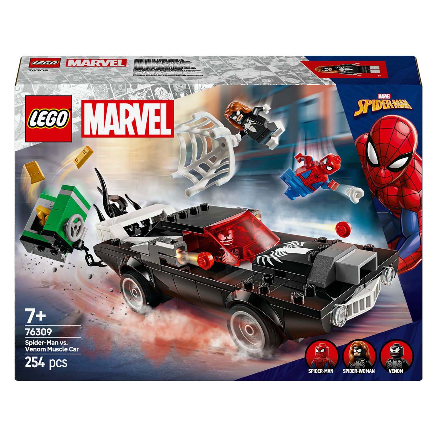 Lego Lego Super Heroes 76309 Spider-Man vs. Venom Classic Car