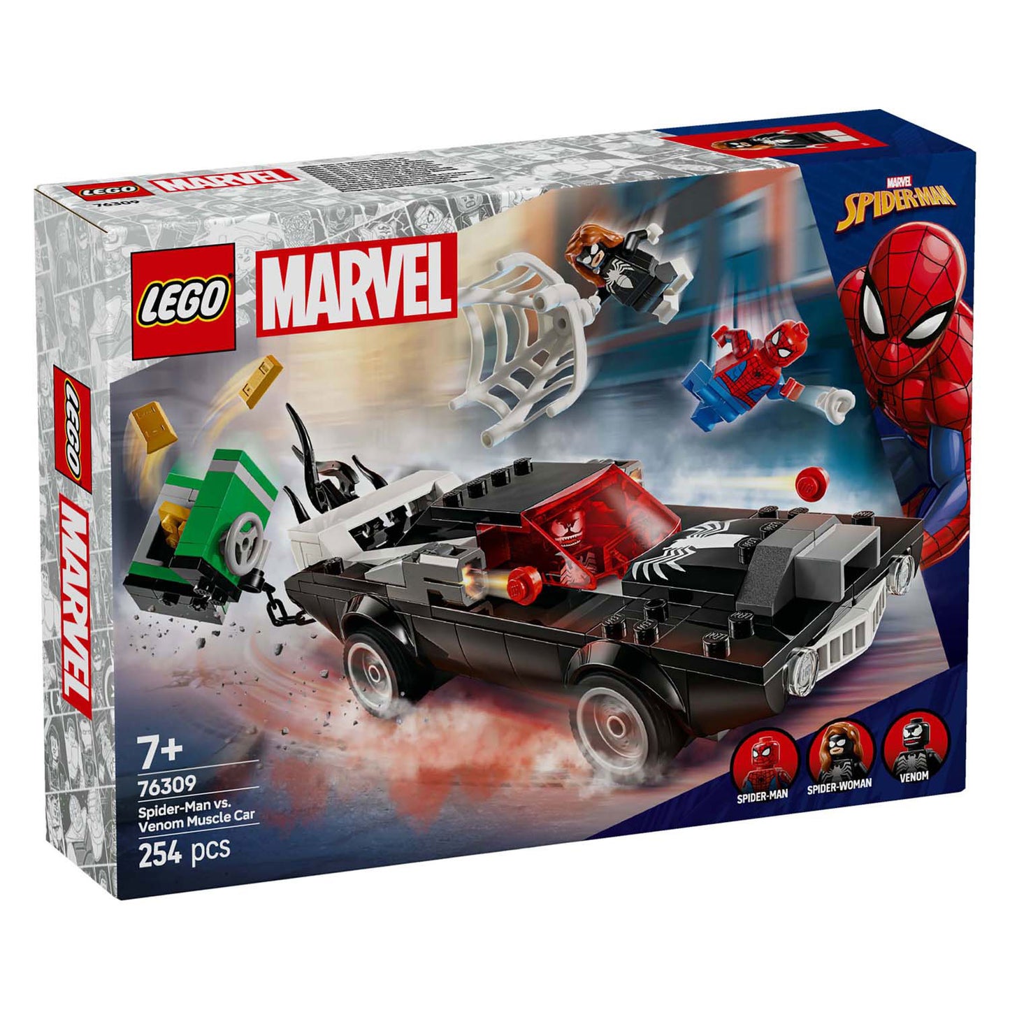 Lego Lego Super Heroes 76309 Spider-Man vs. Venom Classic Car