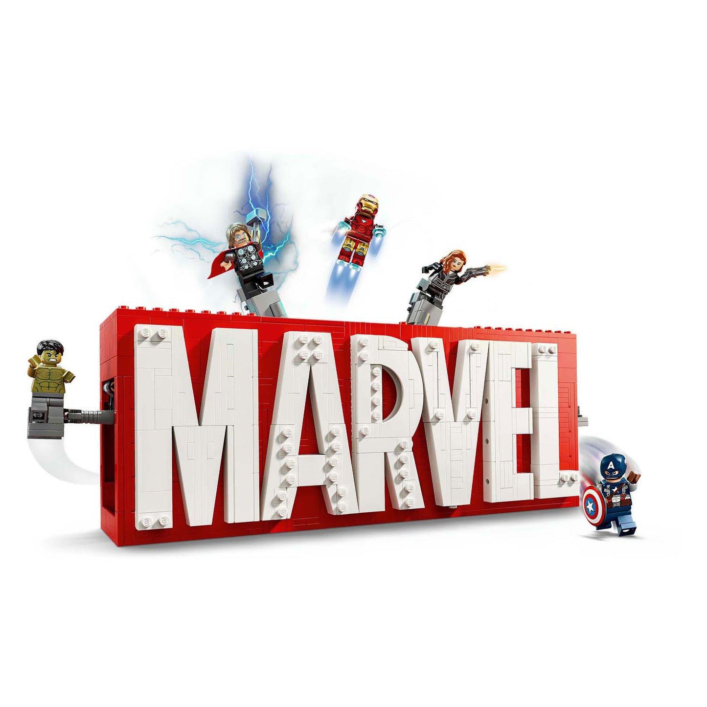 Logo e minifigure Lego Lego Super Heroes