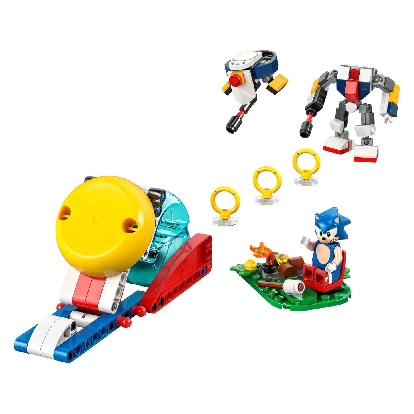 LEGO LEGO LA HEDHOG 77001 Sonics Kraching en el Fire Camp
