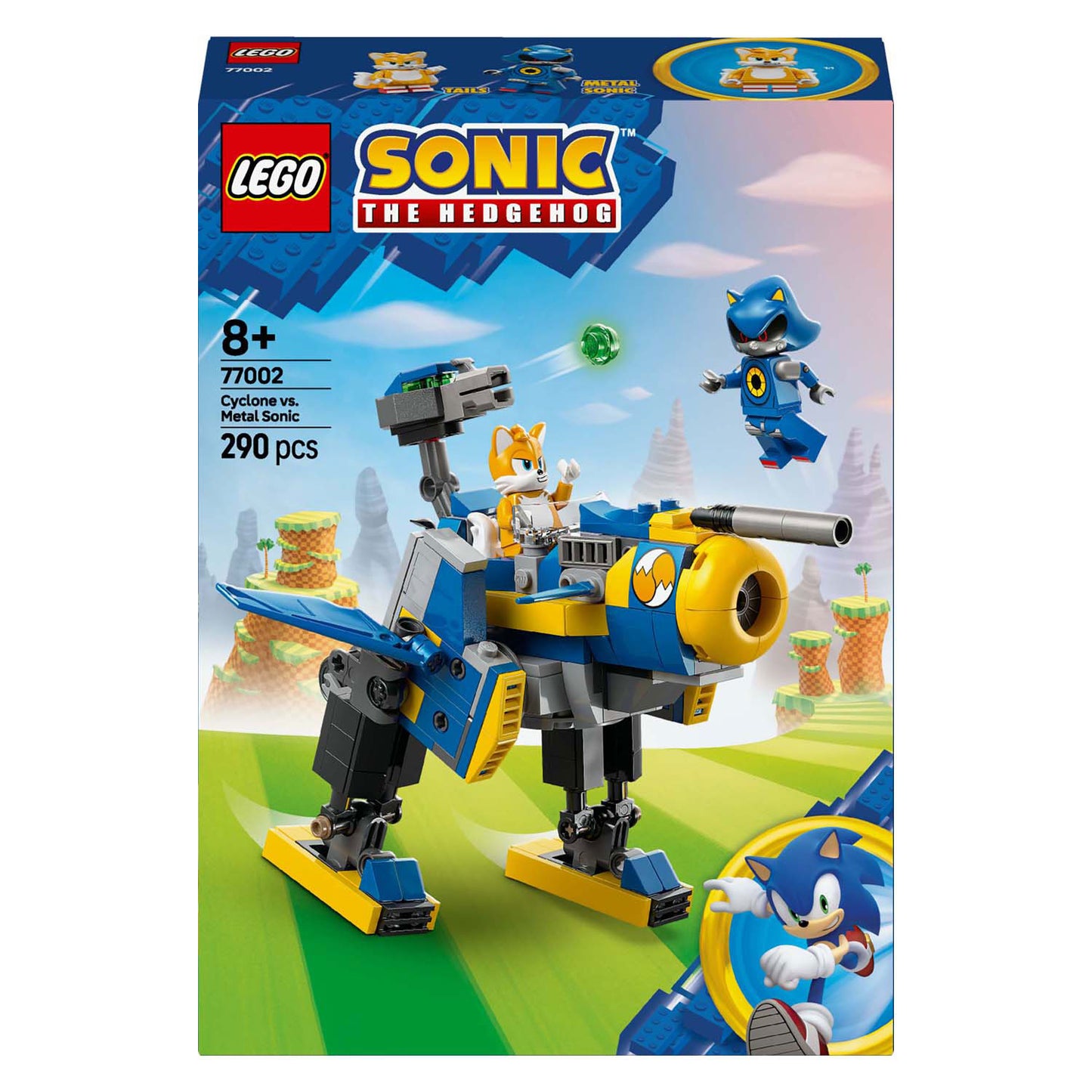 LEGO LEGO El Hedgehog 77002 Cyclone vs. Sónico de metal