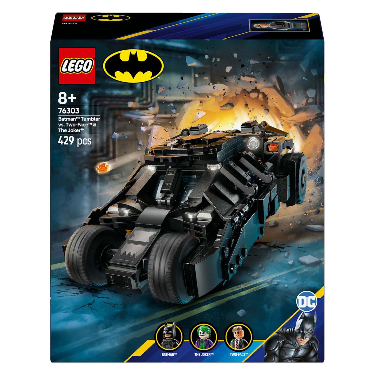 LEGO DC 76303 Batman Tumbler contro Two-Face e The Joker