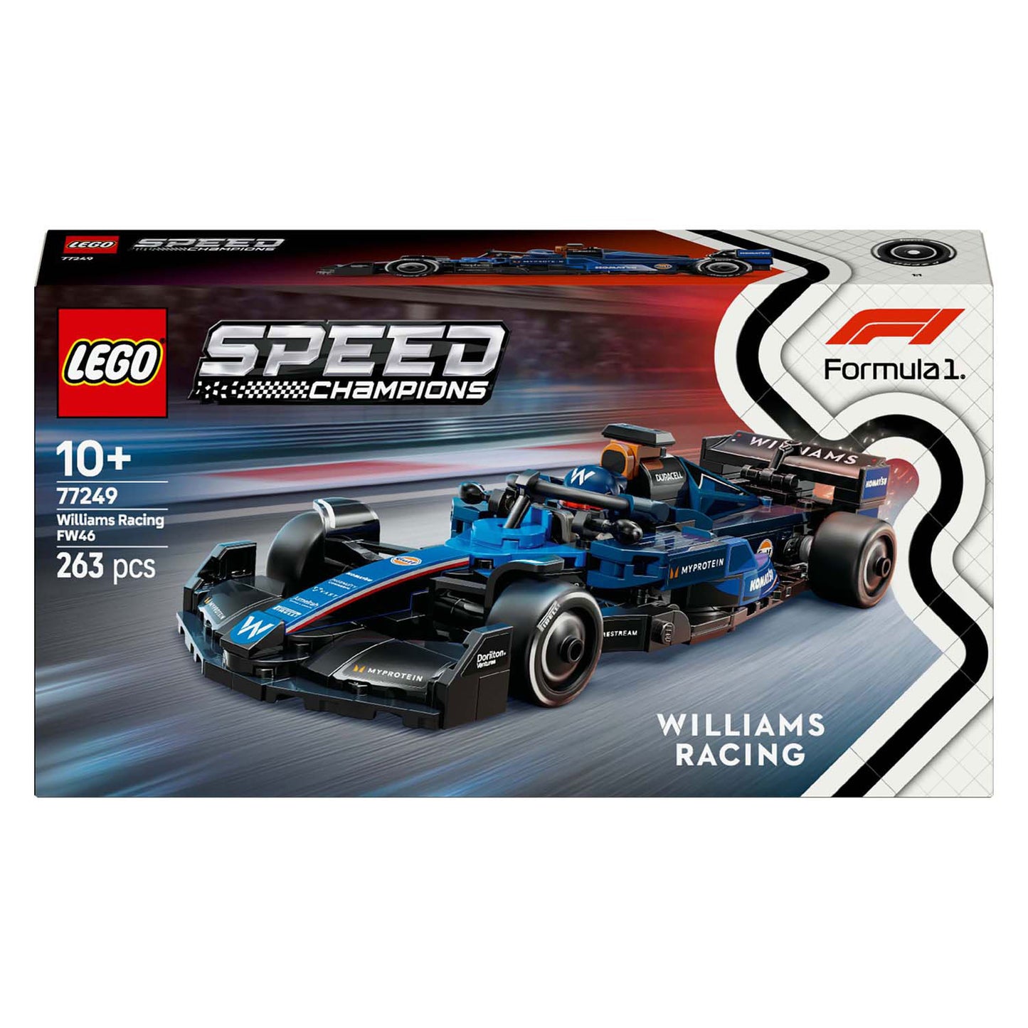LEGO Speed ​​Champions 77249 Williams Racing FW46 F1 Racing Car