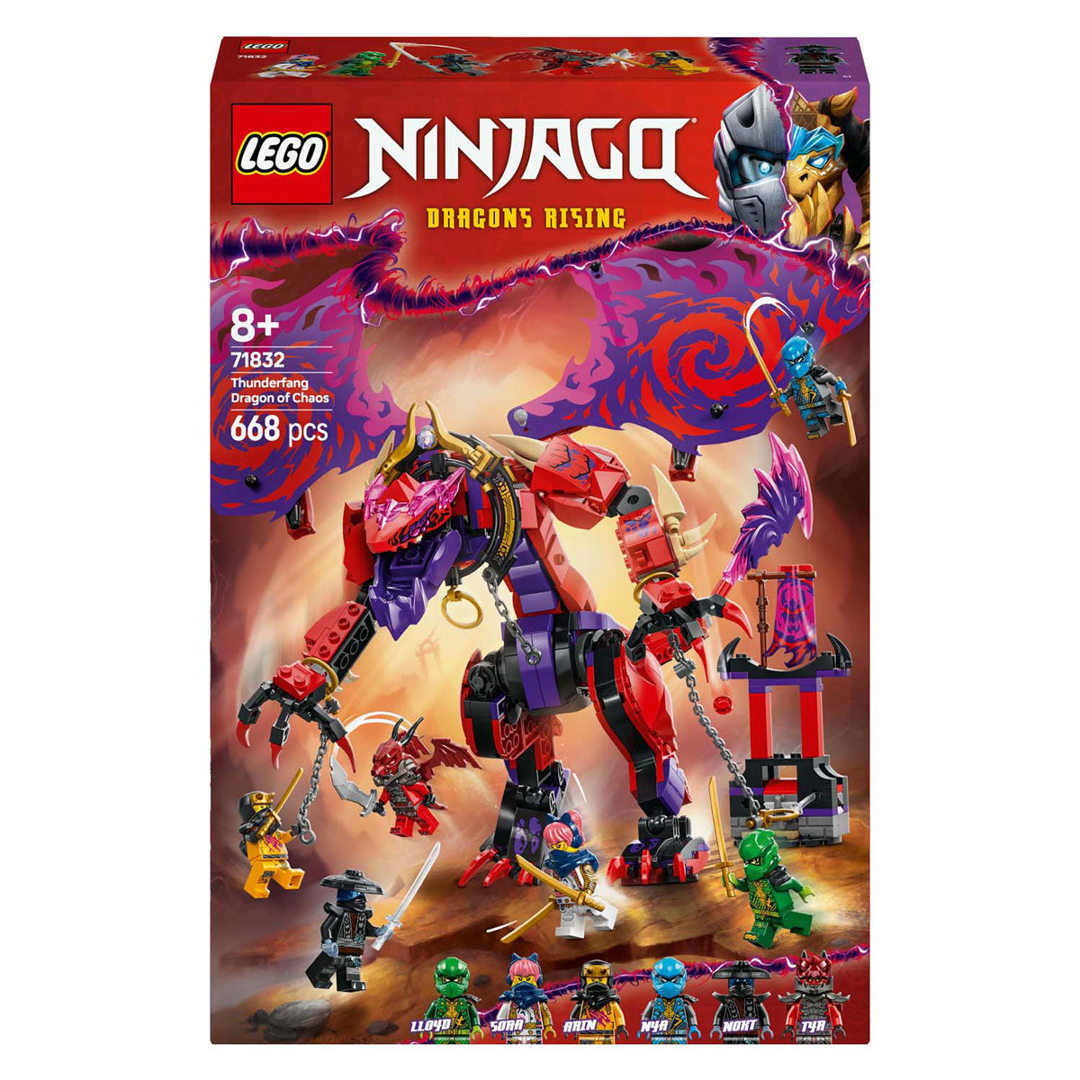 LEGO 71832 Ninjago Lightningtand Dragon dal caos