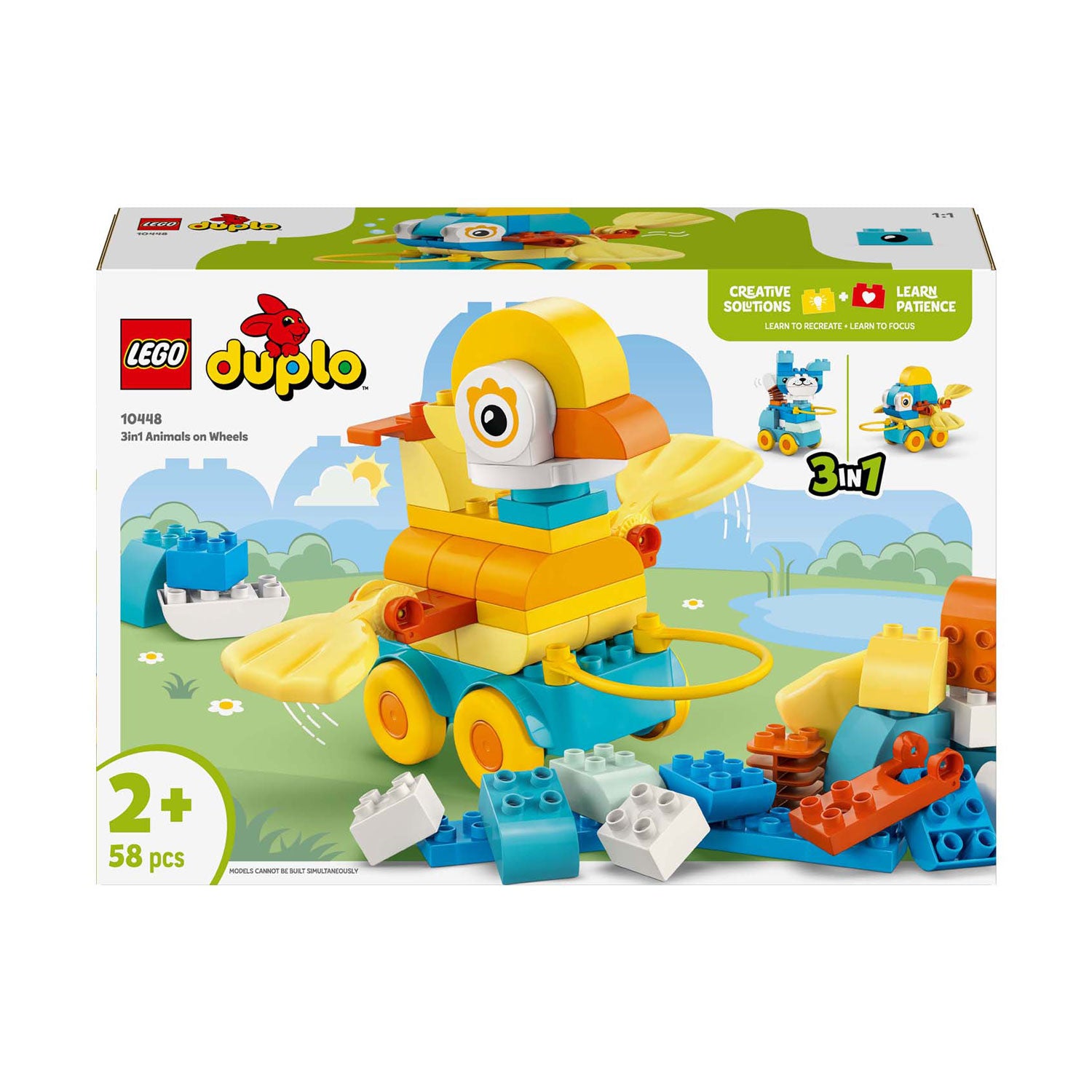 LEGO 10448 Duplo Town 3 en 1 animales sobre ruedas