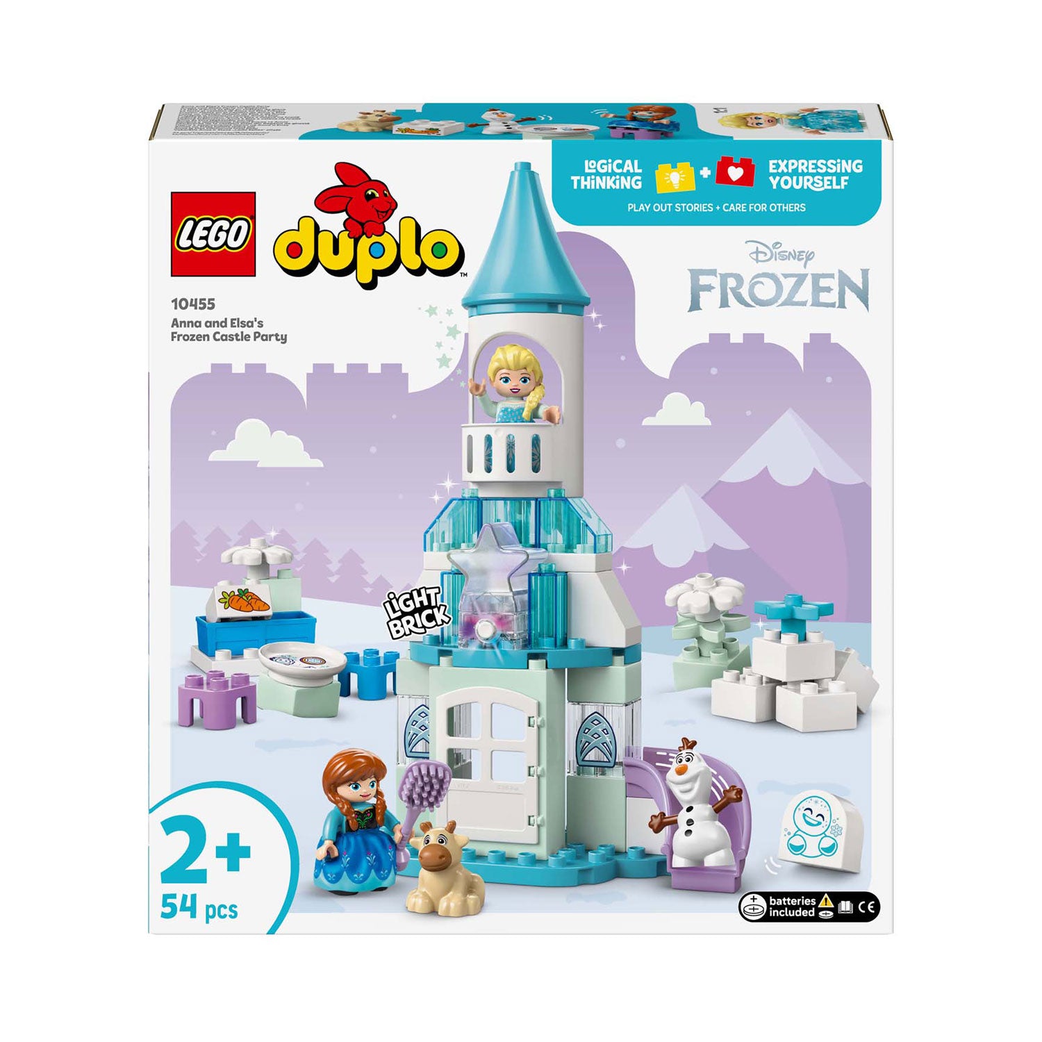Disney LEGO 10455 Duplo Anna e Frozen Castle Festival di Elsa