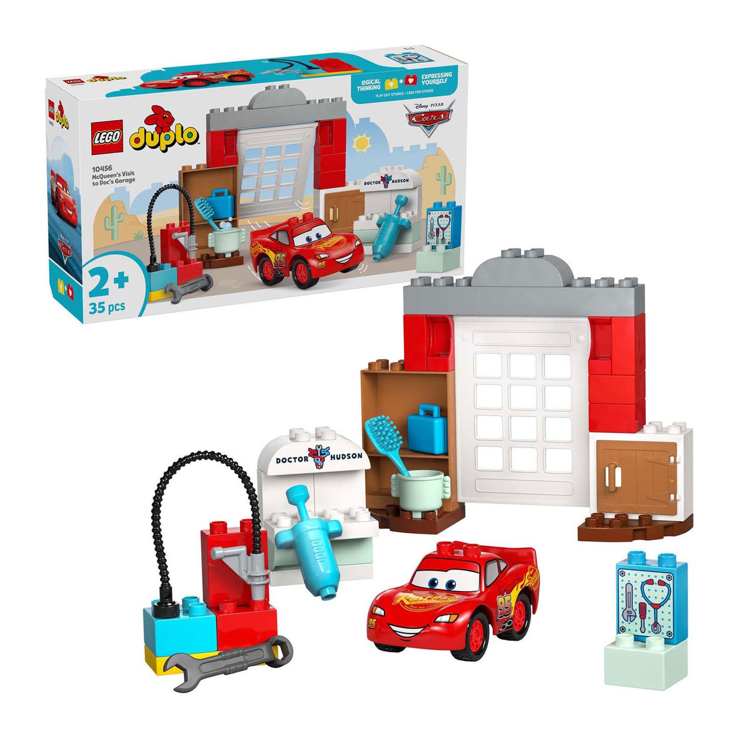 Lego duplo 10456 mcqueens bezoek aan docs garage
