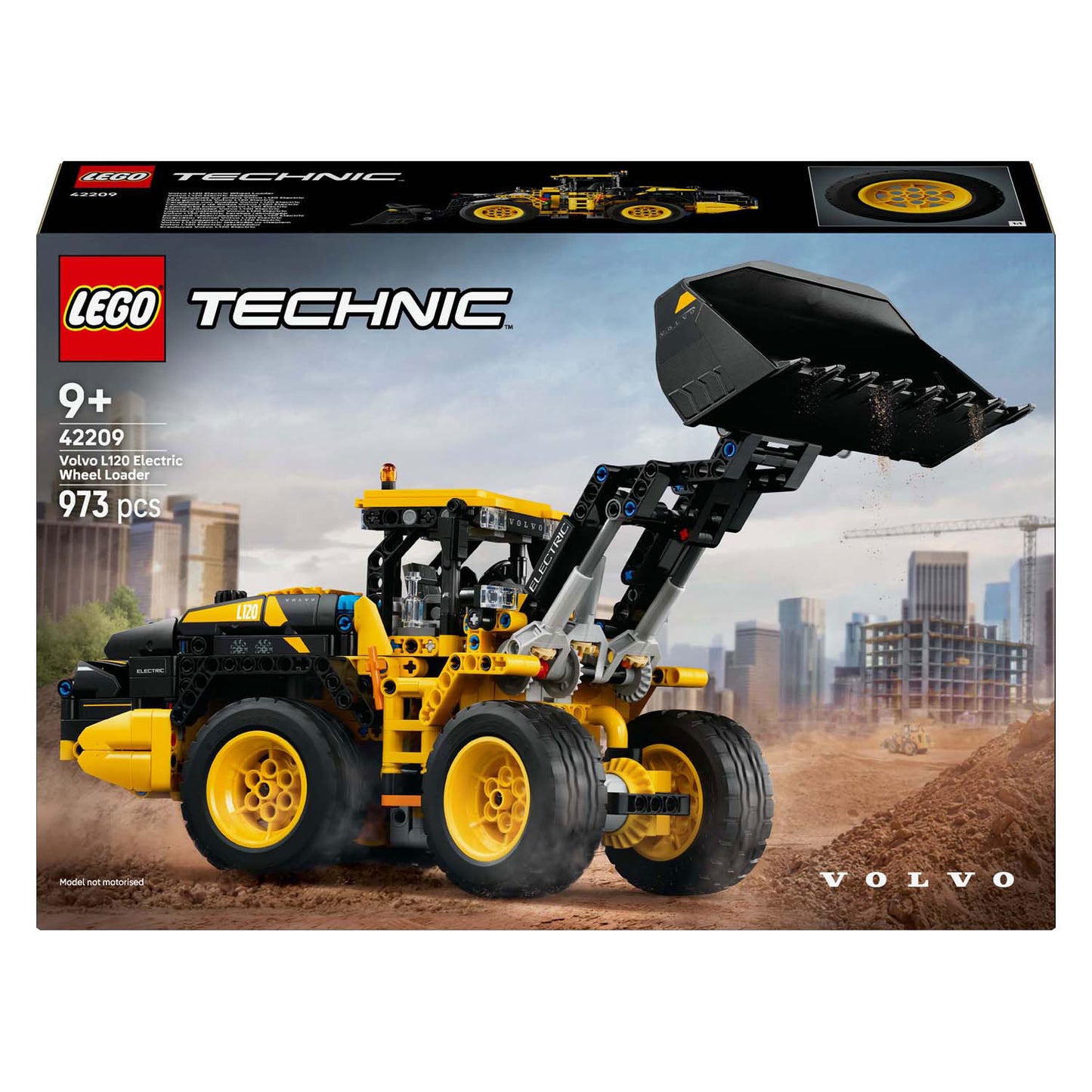 Lego technic 42209 volvo l120 electric wiellader