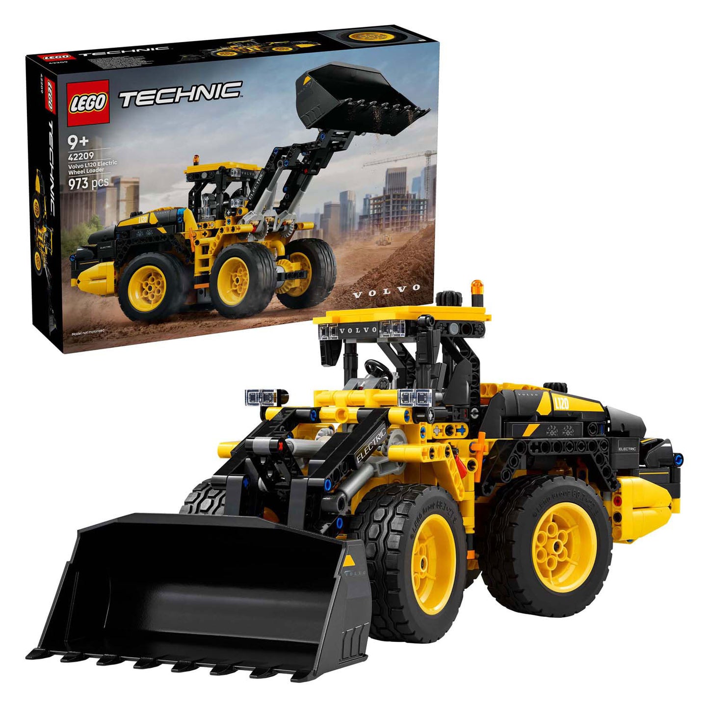 Lego technic 42209 volvo l120 electric wiellader
