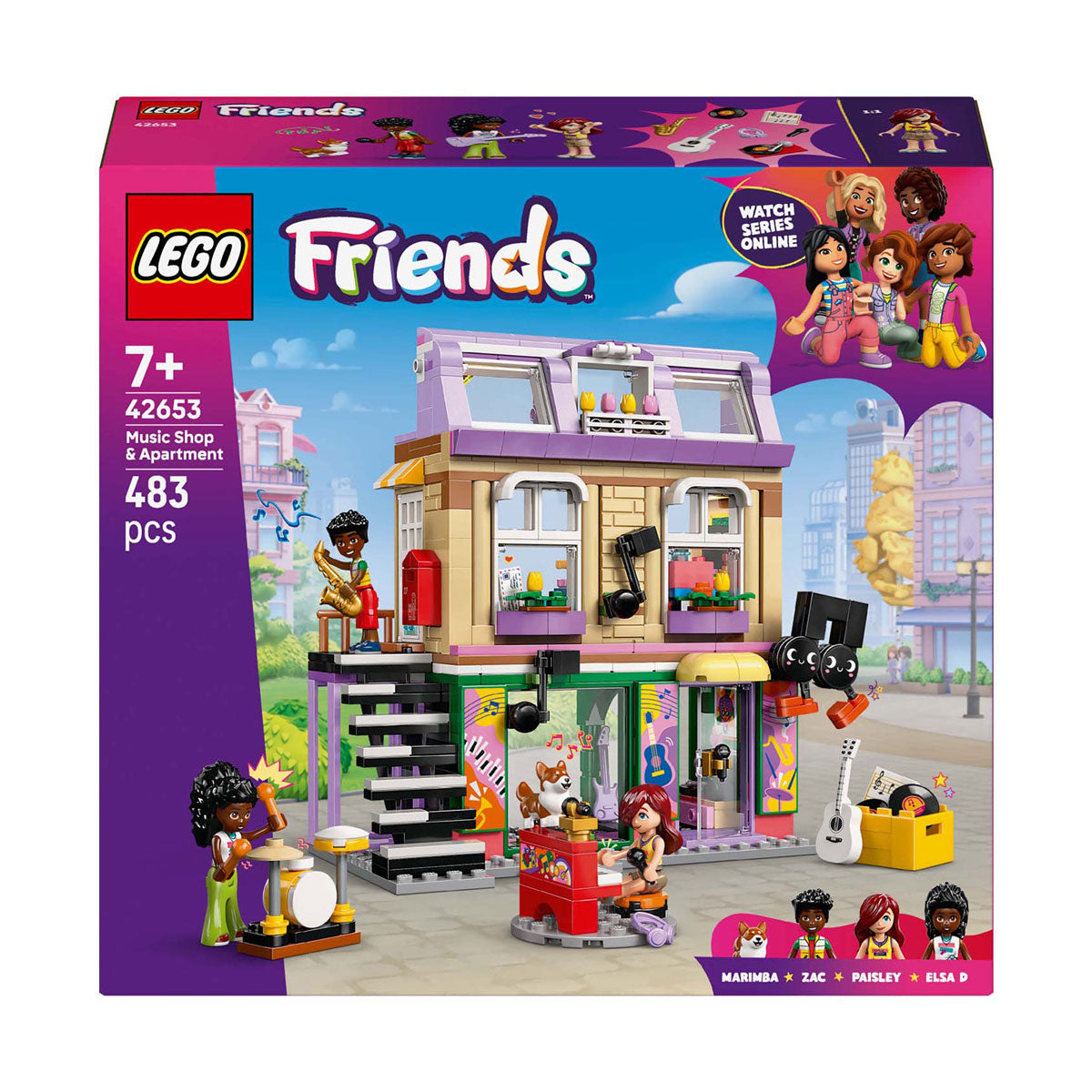 LEGO 42653 Amigos de música y apartamento