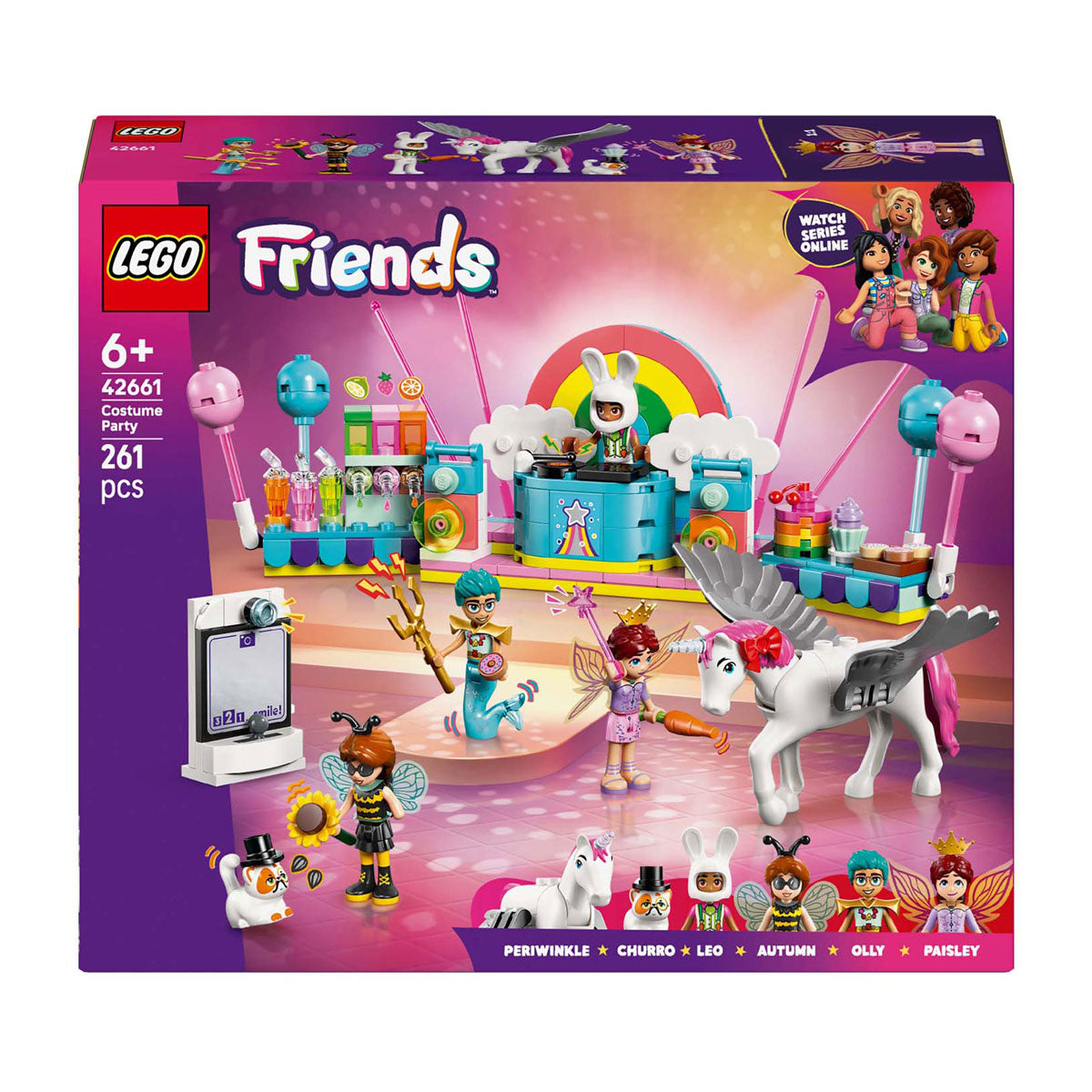 Lego Friends 42661 Vista de fiesta con unicornio y hadas