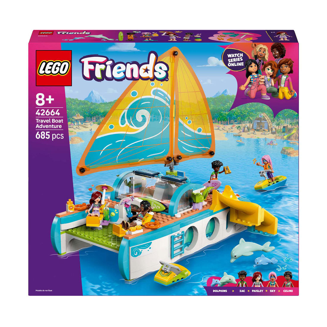 LEGO 42664 Amigos Viaje de barco aventurero