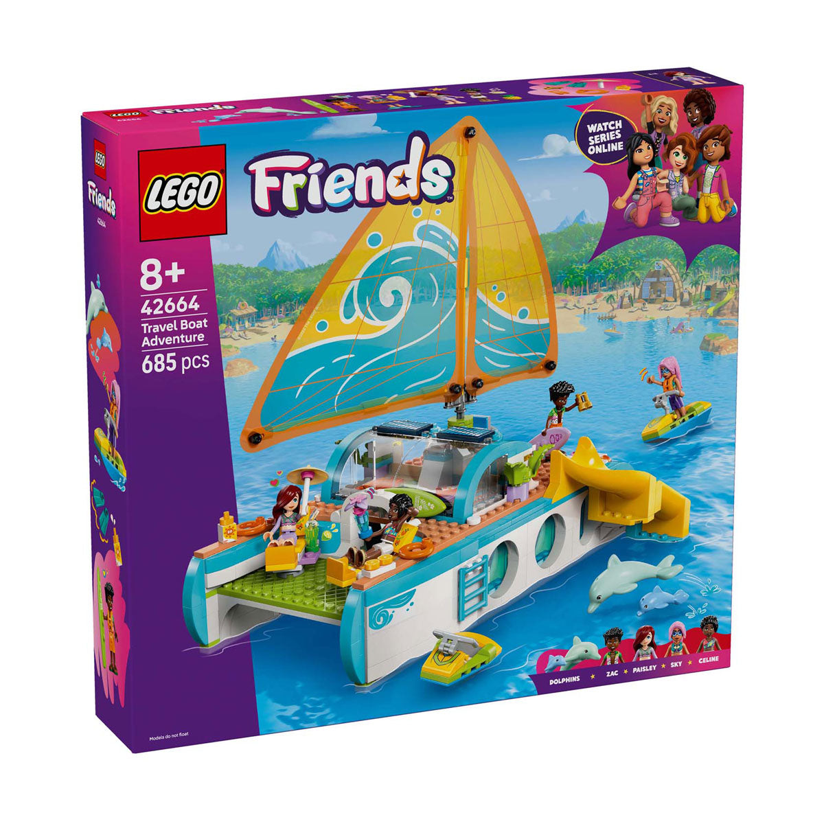 LEGO 42664 Amigos Viaje de barco aventurero