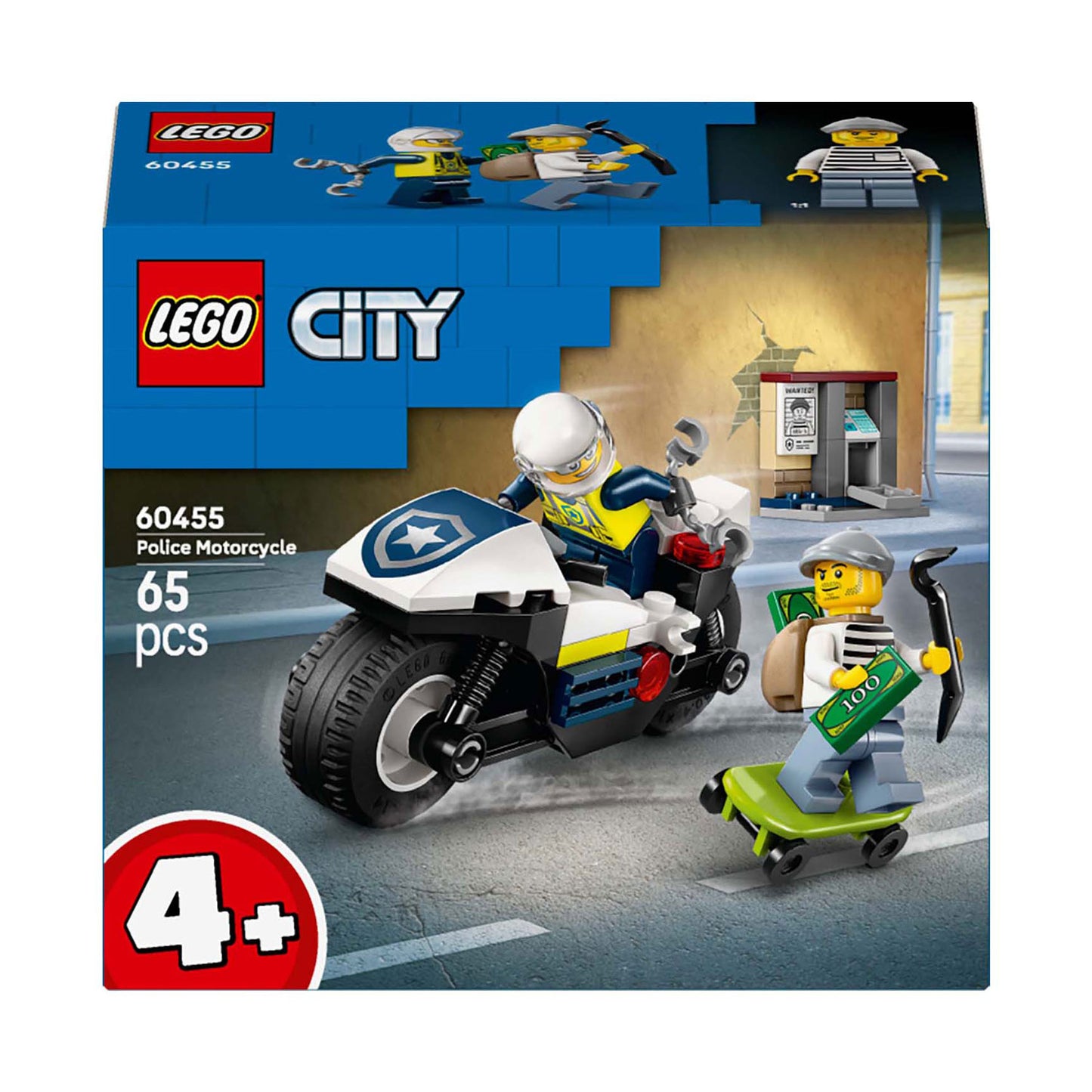 LEGO 60455 Policía de la ciudad de la ciudad del motor policial