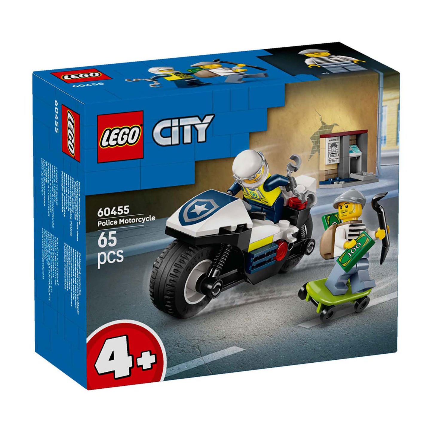LEGO 60455 Policía de la ciudad de la ciudad del motor policial
