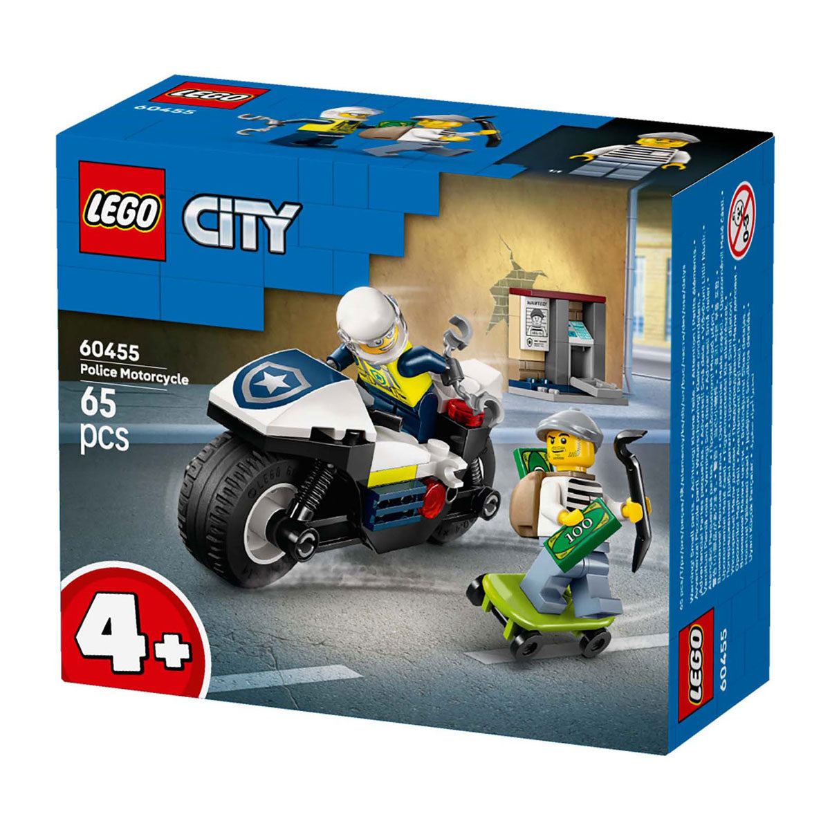 LEGO 60455 Policía de la ciudad de la ciudad del motor policial