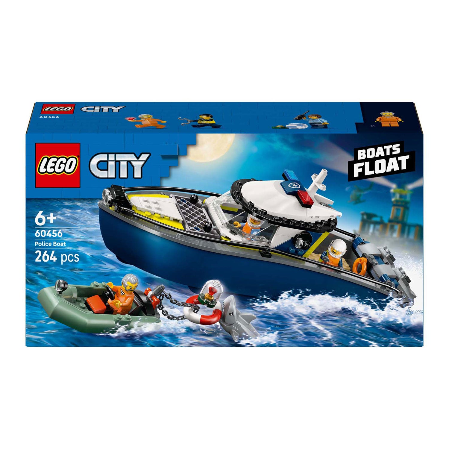LEGO 60456 Inseguimento della polizia cittadina con la barca della polizia