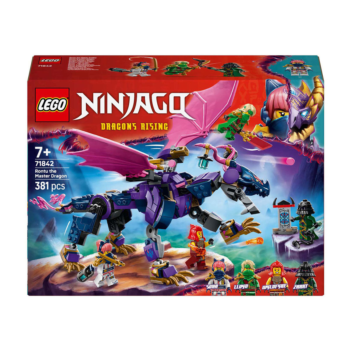 LEGO 71842 Ninjago Rontu il maestro drago