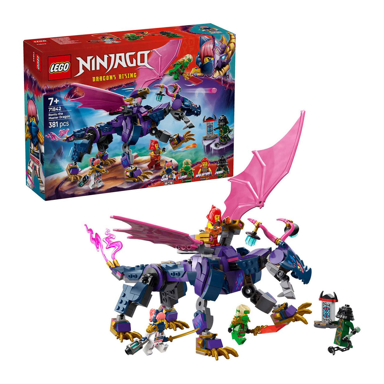 LEGO 71842 Ninjago Rontu il maestro drago