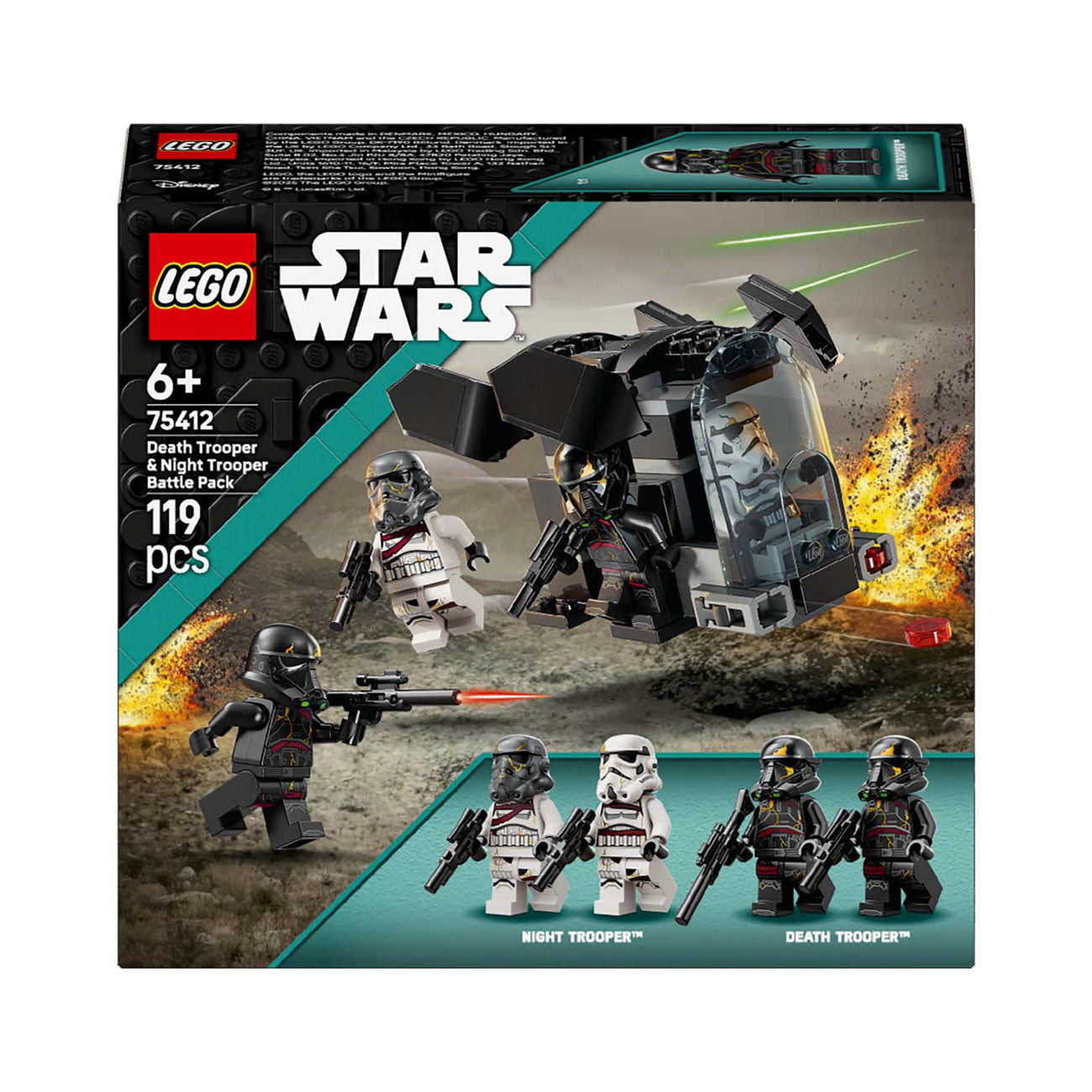 Lego 75412 Star Wars Death Trooper e Night Trooper Battle Pack