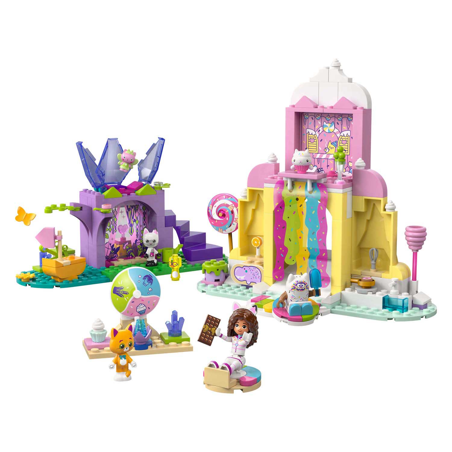 Lego Gabby's Dollhouse 11205 Snoepjesberg y Kittentuin
