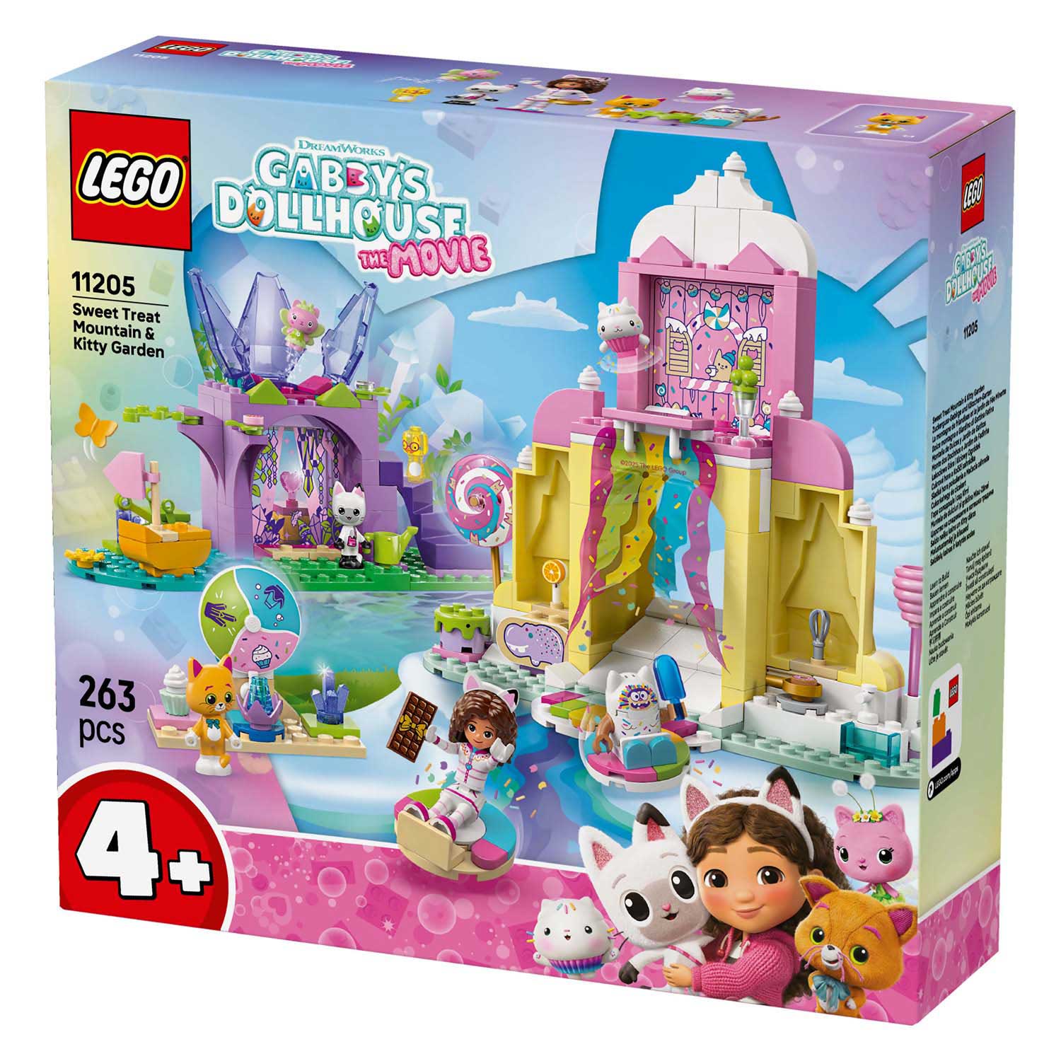 LEGO Gabby's Dollhouse 11205 Snoepjesberg e Kittentuin