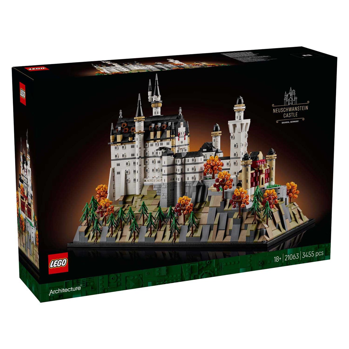 LEGO Architecture 21063 Slot Neuschwanstein Collection Set