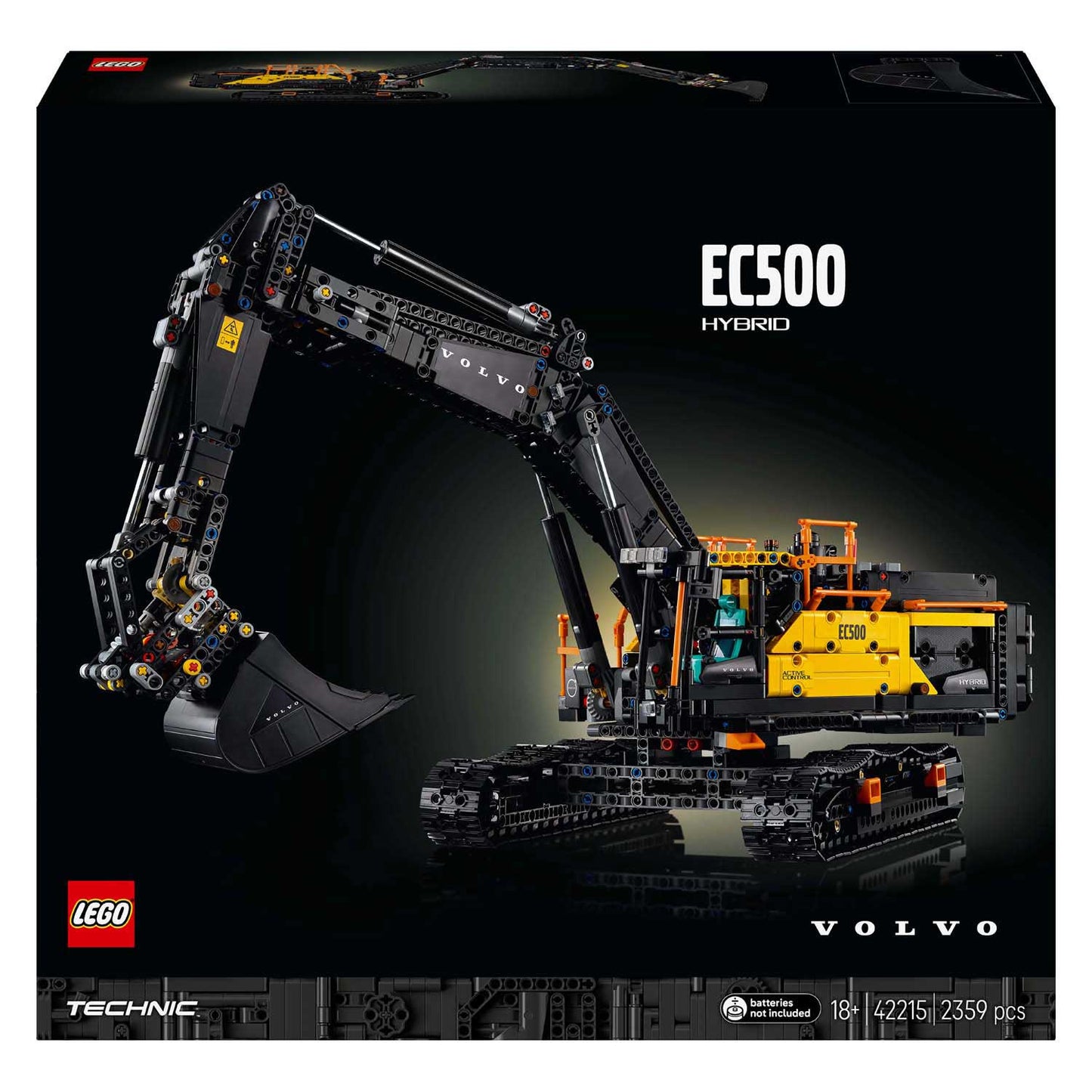 Lego technic 42215 volvo ec500 hybrid graafmachine