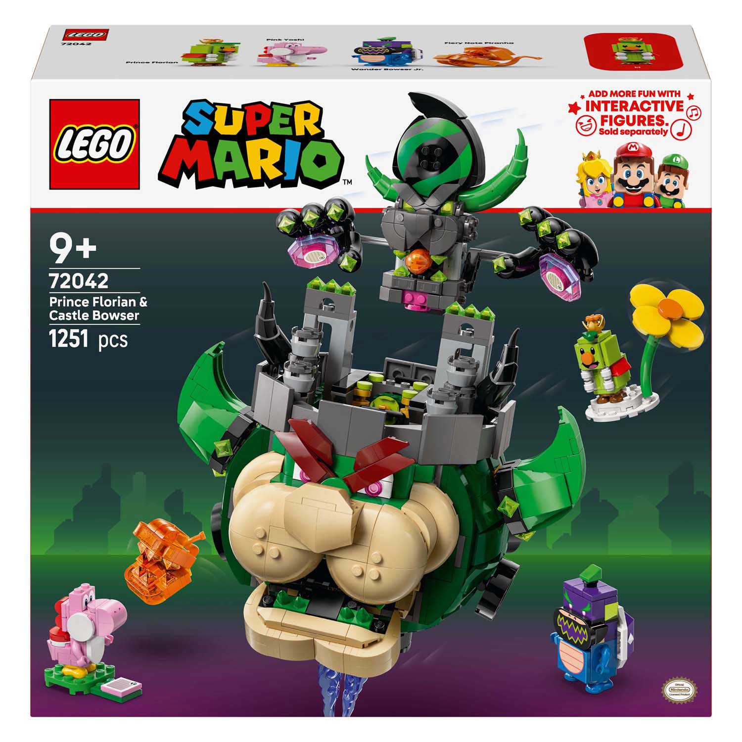 LEGO Super Mario 72042 Prince Florian y Bowser Castle