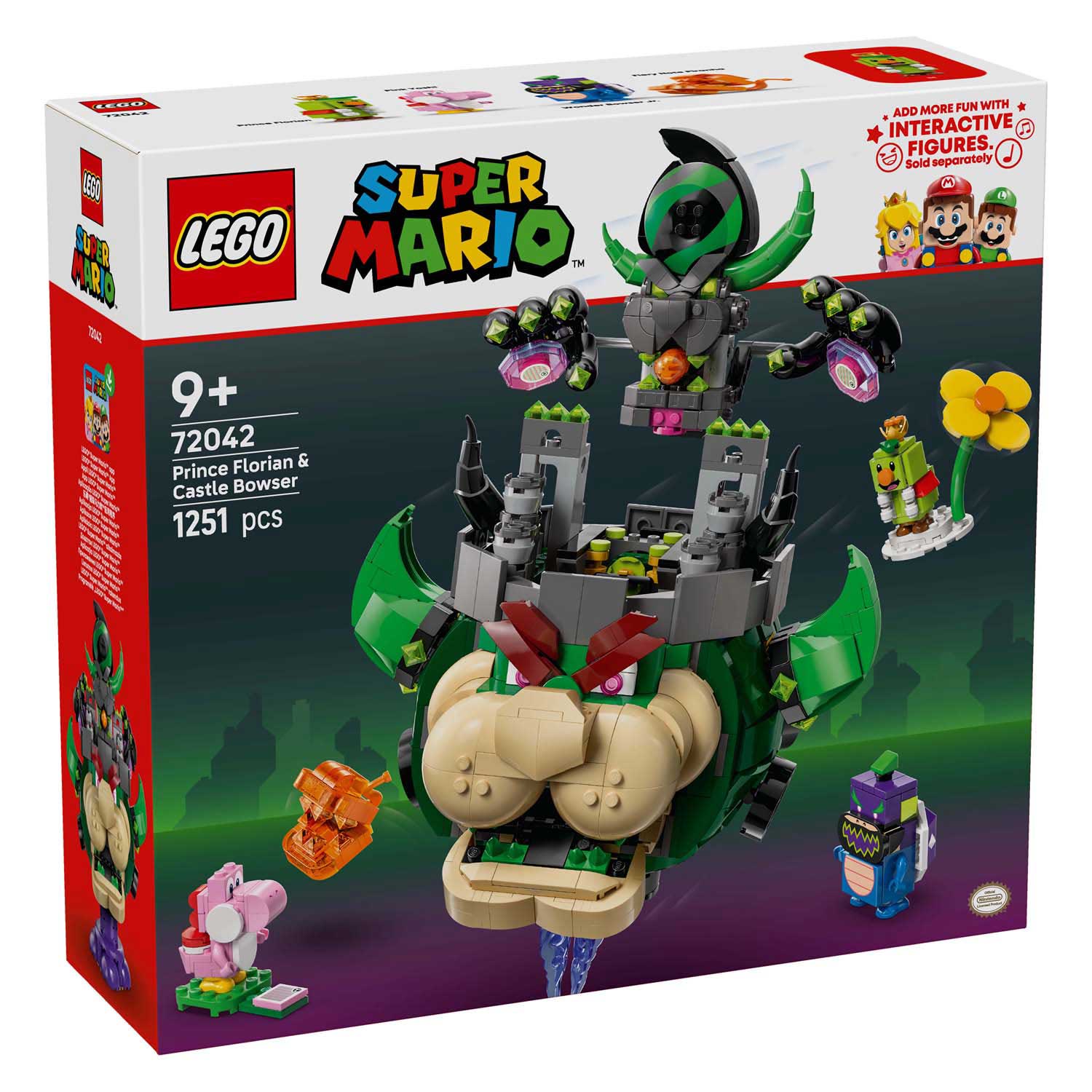 LEGO Super Mario 72042 Prince Florian y Bowser Castle