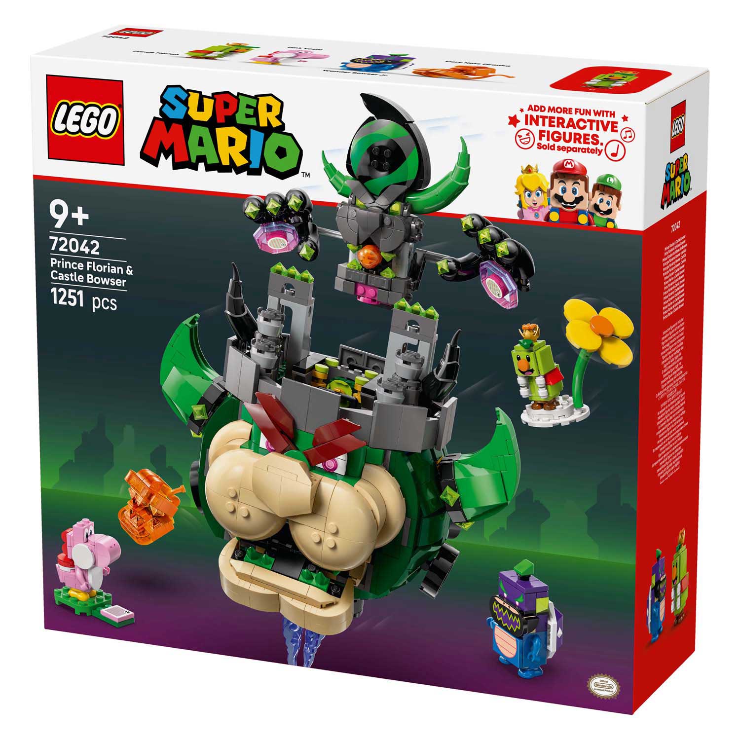 LEGO Super Mario 72042 Prince Florian y Bowser Castle