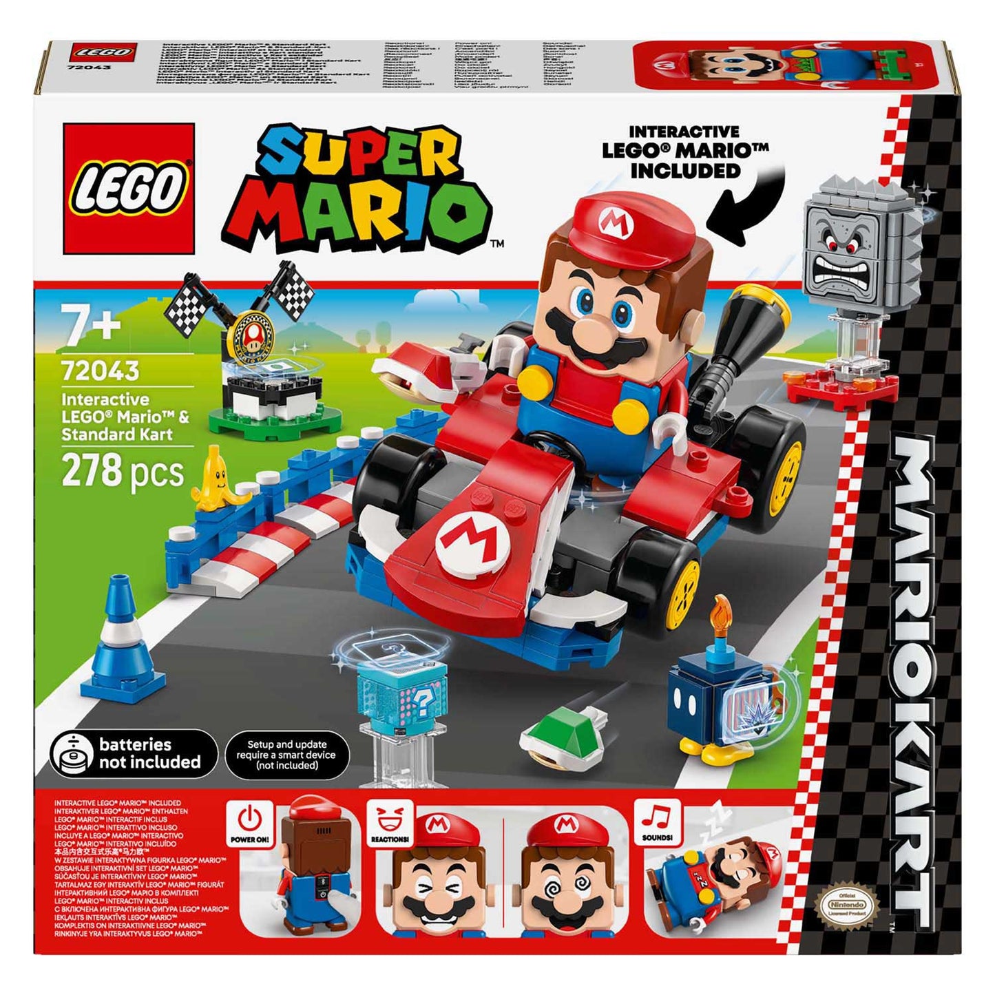 Lego Super Mario 72043 Mario e Staard Kart