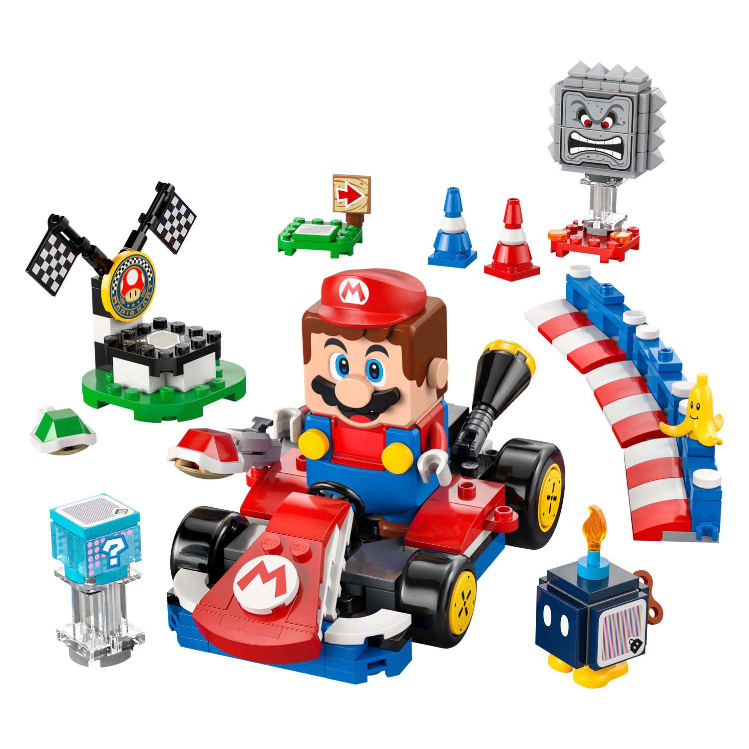 LEGO Super Mario 72043 Mario y Stanaard Kart