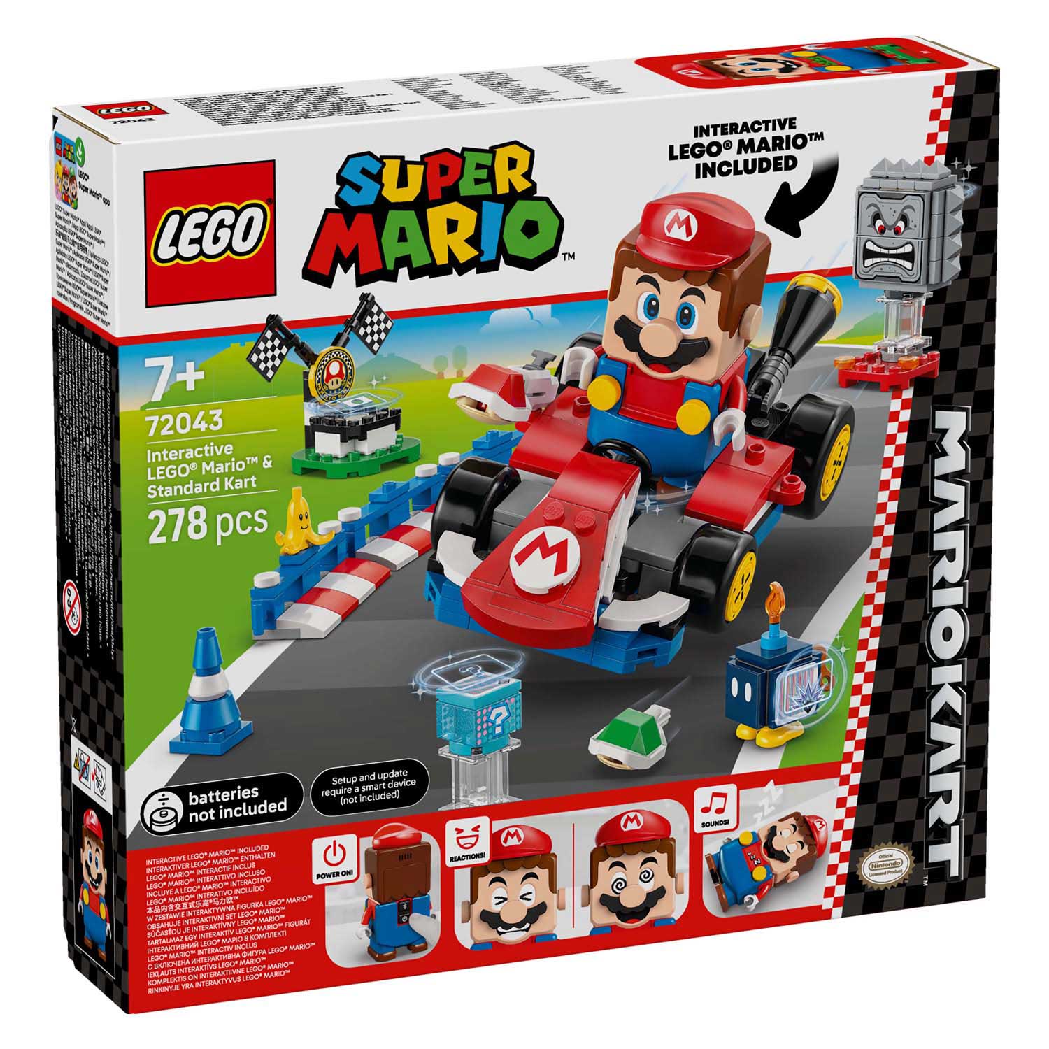 LEGO Super Mario 72043 Mario y Stanaard Kart
