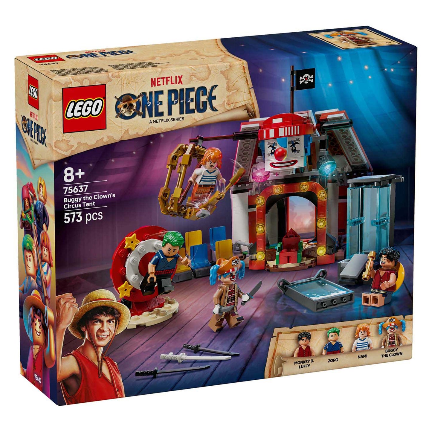 LEGO 75637 Tenda da circo a un pezzo da buggy de clown