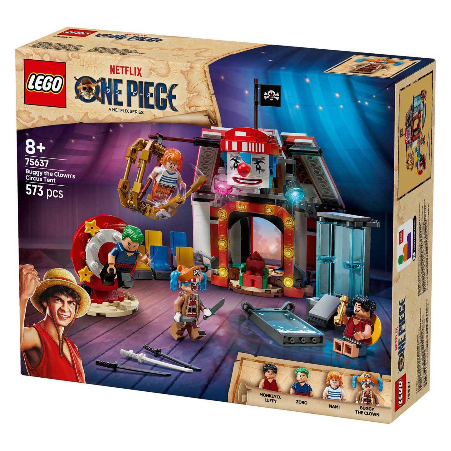 LEGO 75637 Tenda da circo a un pezzo da buggy de clown